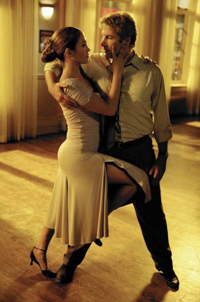 Con Richard Gere nel film “Shall we dance?”, 2004